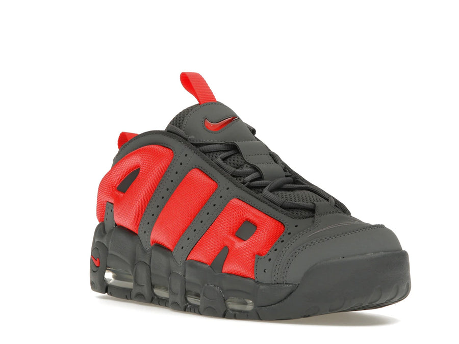 Nike Air More Uptempo Low Dark Grey Light Crimson