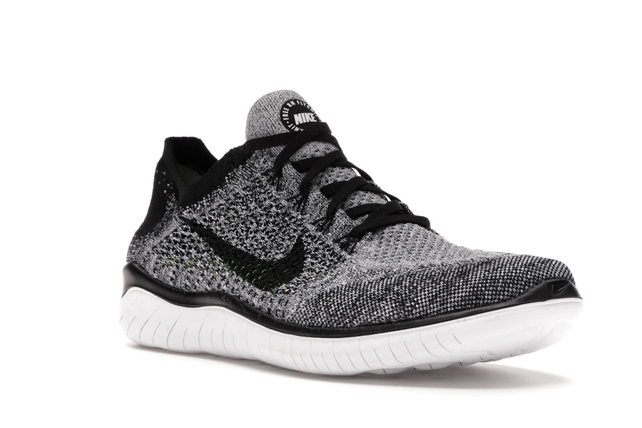 Nike Free RN Flyknit 2018 Noir Blanc Ombre