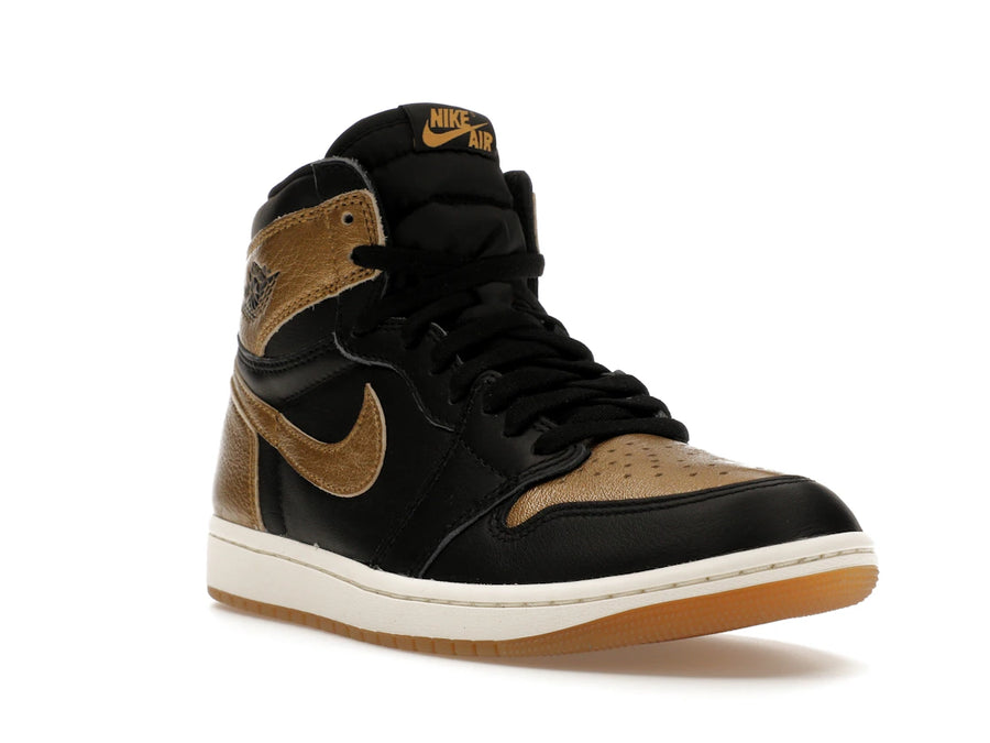 Jordan 1 Retro High OG Noir Or Métallisé