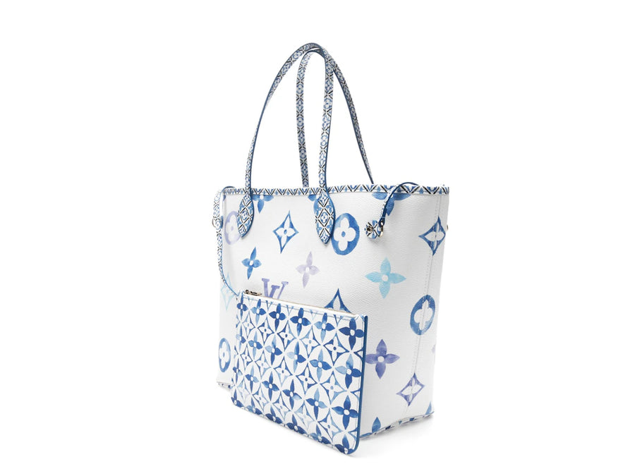 Louis Vuitton Neverfull MM Monogram Blue