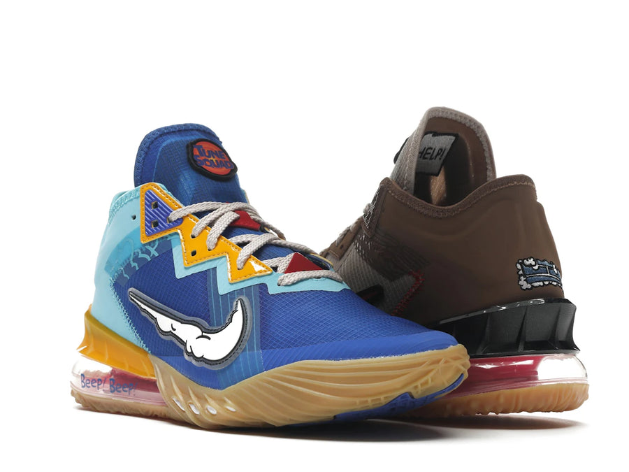 Nike LeBron 18 Low Wile E. vs Roadrunner Space Jam
