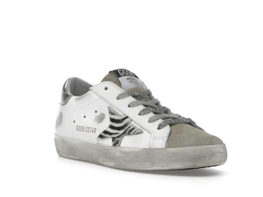Golden Goose Super-Star Zebra Print Pony Skin Star (Femme)