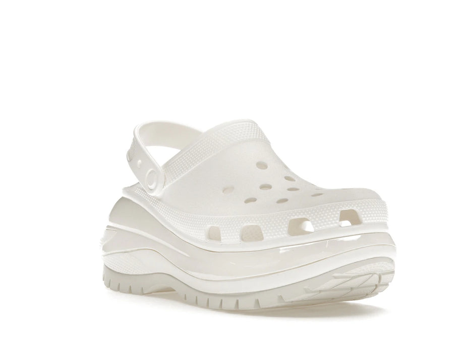 Sabots Crocs Classic Mega Crush blancs