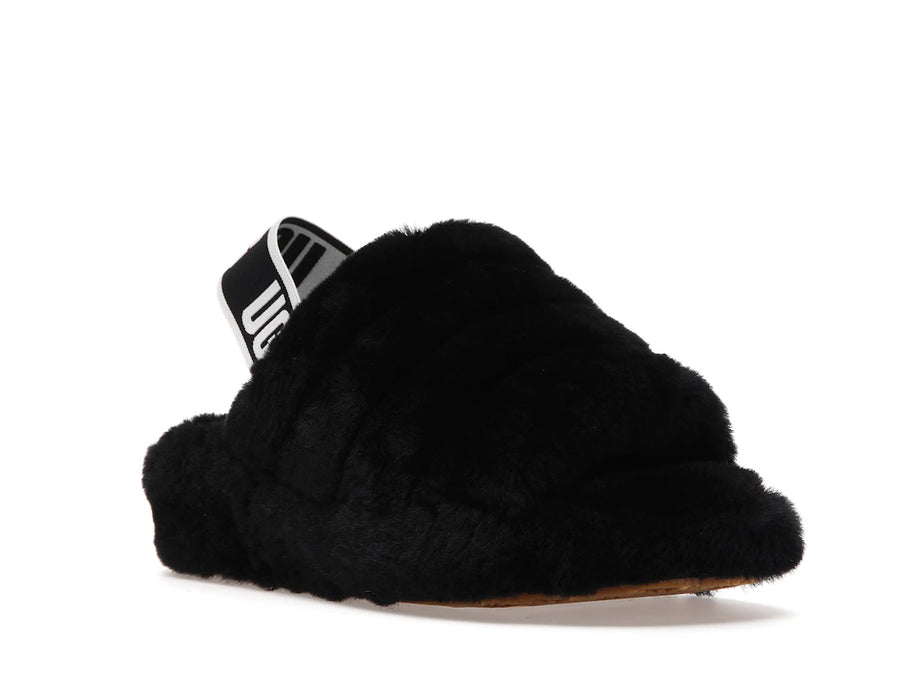 UGG Fluff Yeah Slide Black (Women's)