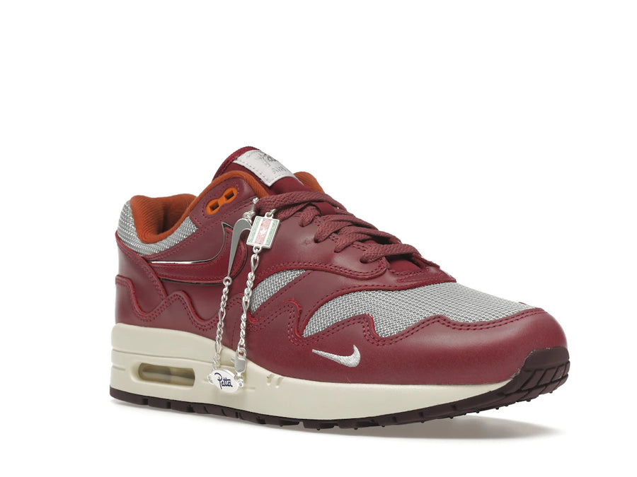 Nike Air Max 1 Patta Waves Rush Maroon (with Bracelet)