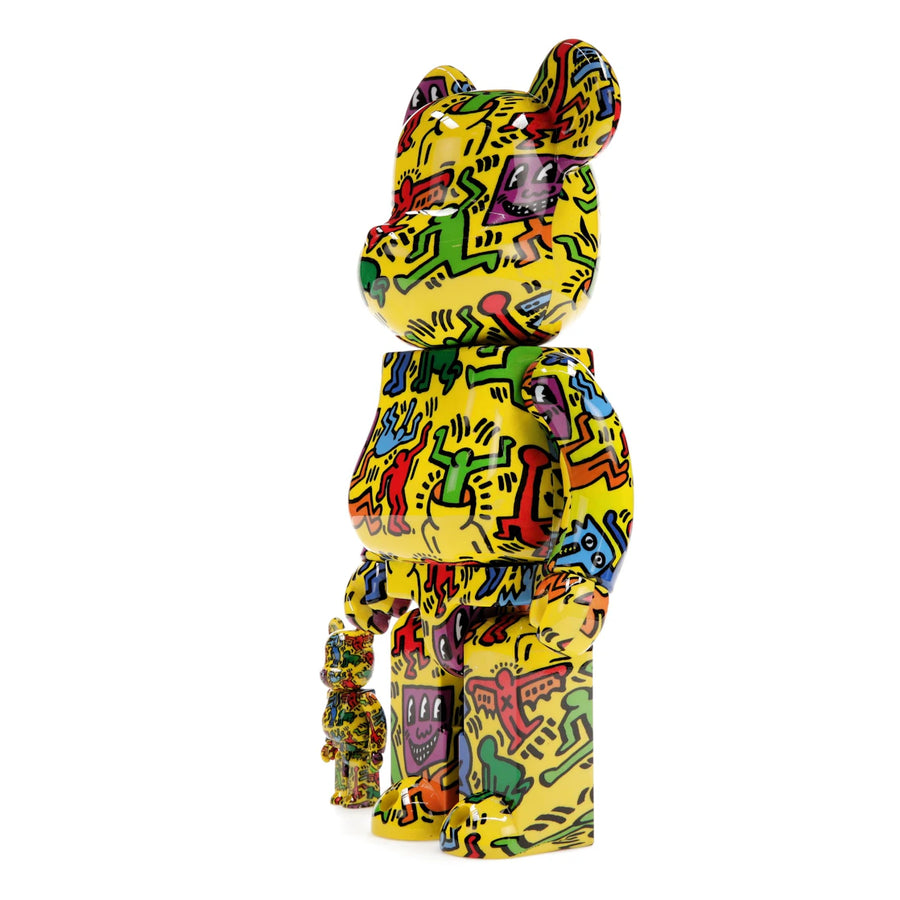 Bearbrick Keith Haring n° 5, coffret 100 % et 400 %