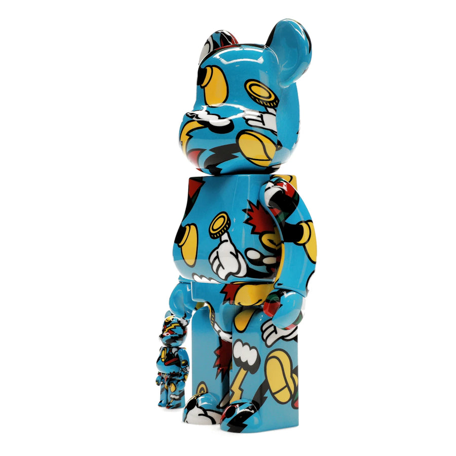 Ensemble Bearbrick Grafflex 100 % et 400 %