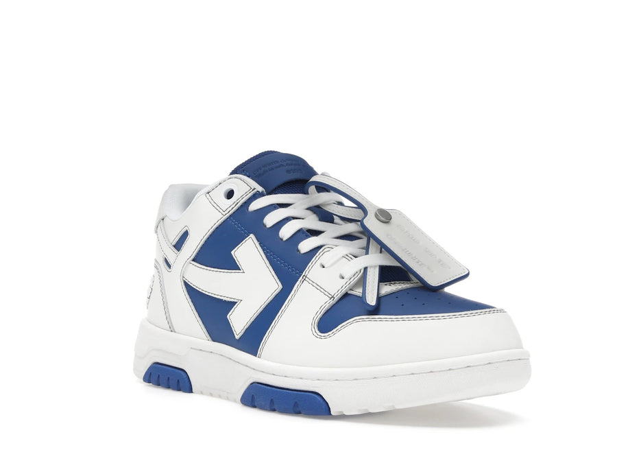 OFF-WHITE Out Of Office OOO Low Tops White Dark Blue