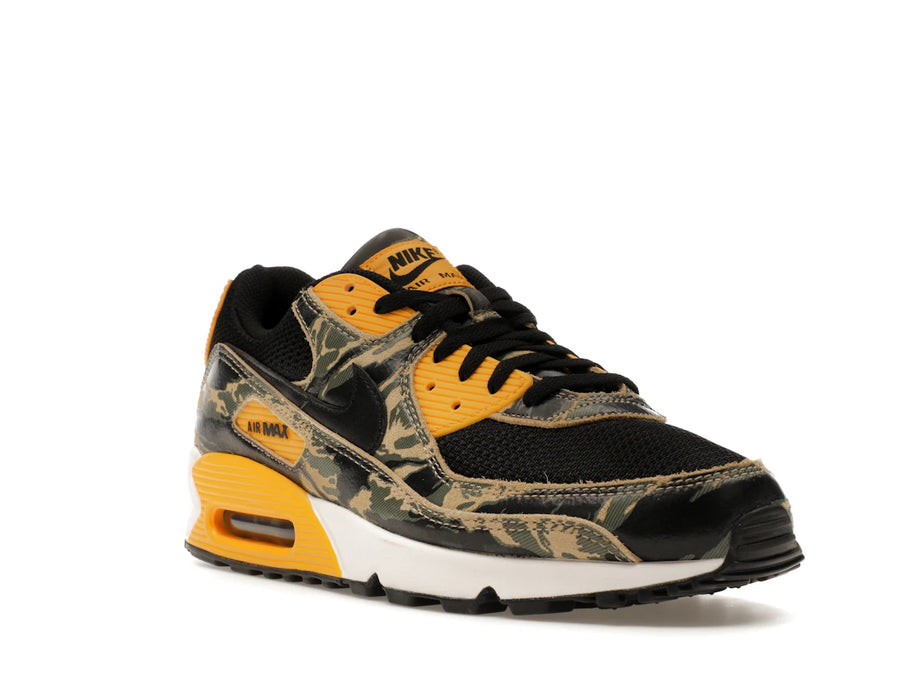 Nike Air Max 90 Premium Black University Gold Camo