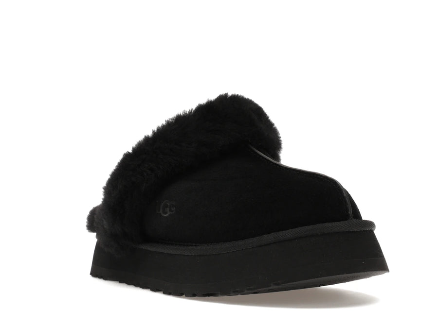 Pantoufles UGG Discette noires (femme)
