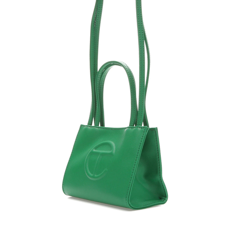 Sac de courses Telfar petit écran vert