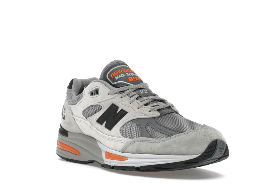 New Balance 991v2 MiUK Gris pélican Orange