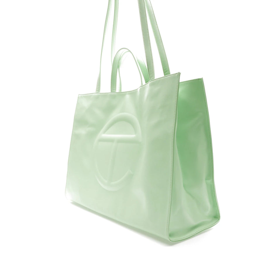 Sac cabas Telfar grand format Double Menthe