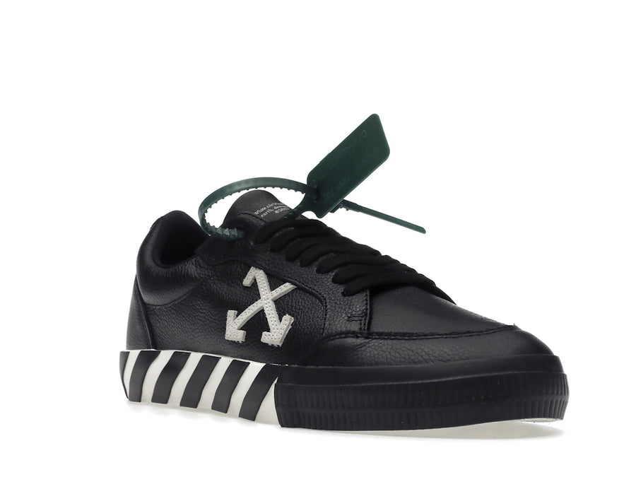 OFF-WHITE Vulc Low Leather Noir Blanc SS22