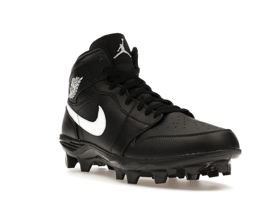 Crampons Jordan 1 Mid TD Noir et Blanc