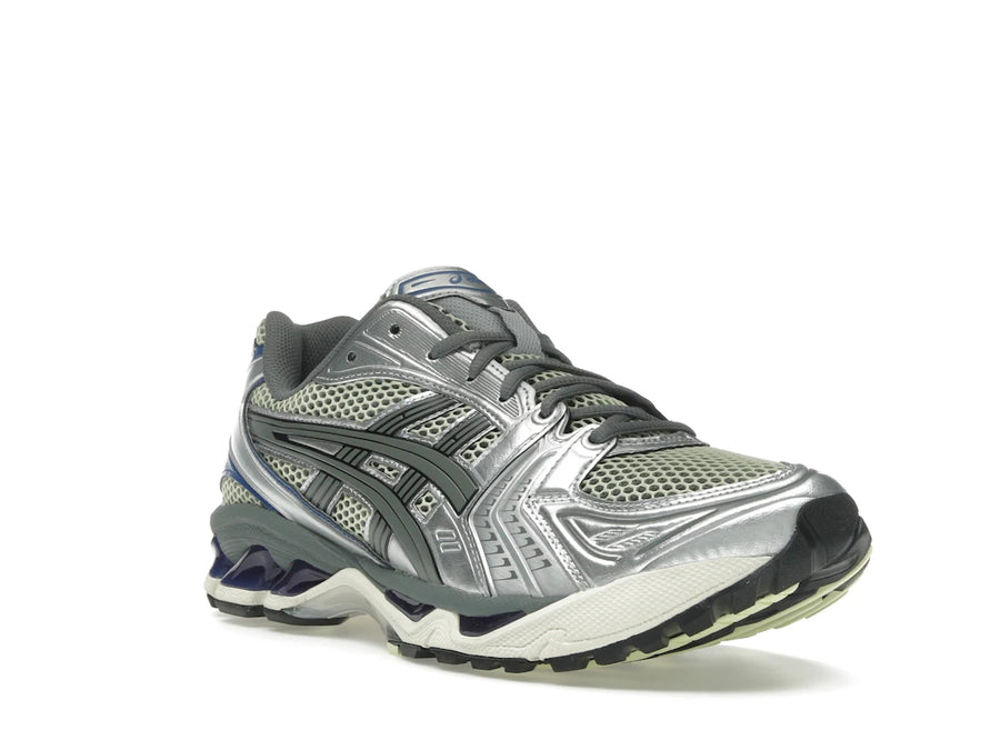 ASICS Gel-Kayano 14 Soft Jaune Asics Bleu