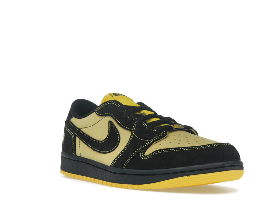 Jordan 1 Retro Low OG Quai 54 Noir Tour Jaune Rouge