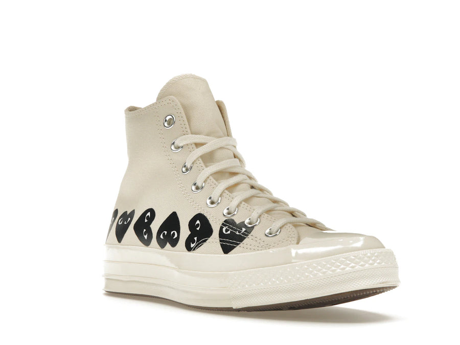 Converse Chuck Taylor All Star 70 Hi Comme des Garcons PLAY Multi-Heart Milk