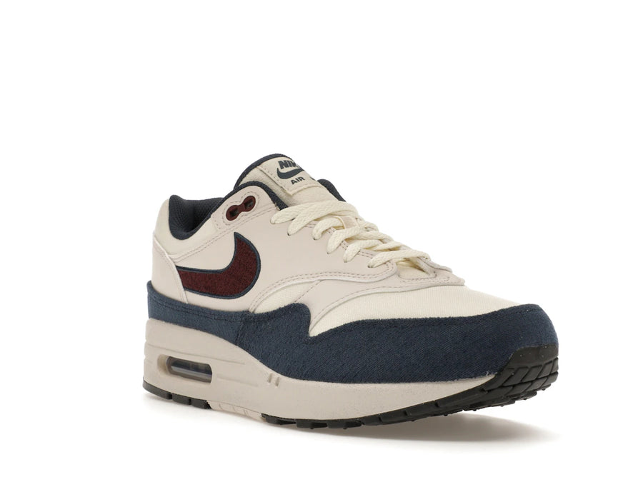 Nike Air Max 1 Coconut Milk Burgundy Crush Navy