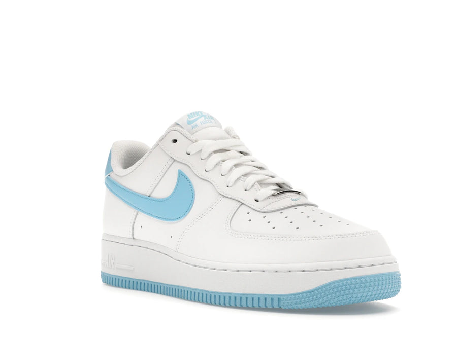 Nike Air Force 1 Low '07 Blanc Bleu Verseau