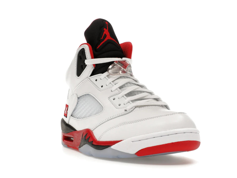Jordan 5 Retro Fire Red Black Tongue (2025)