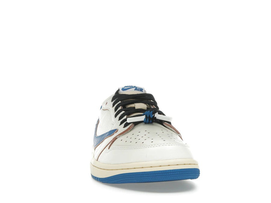 Jordan 1 Retro Low OG SP Fragment x Travis Scott Sail Military Blue