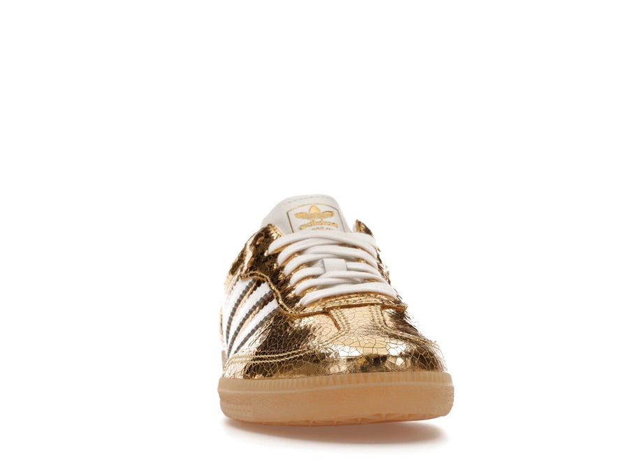 adidas Samba OG Gold Metallic Cracked Leather (Femme)