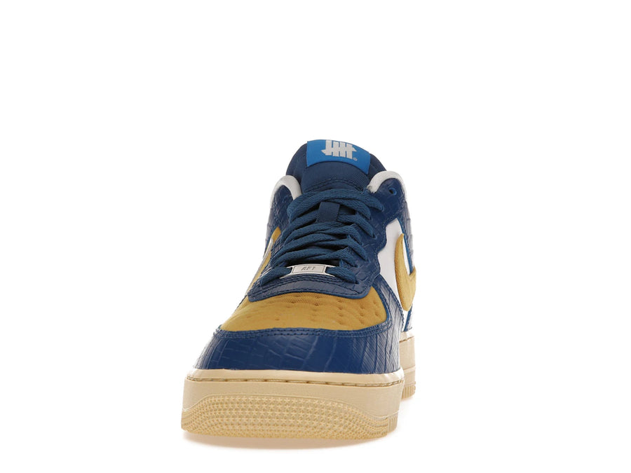 Nike Air Force 1 Low SP Undefeated 5 On It Bleu Jaune Croc