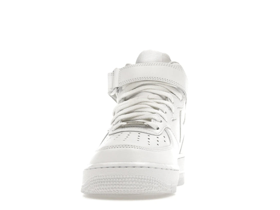 Nike Air Force 1 Mid Triple White (Femme)