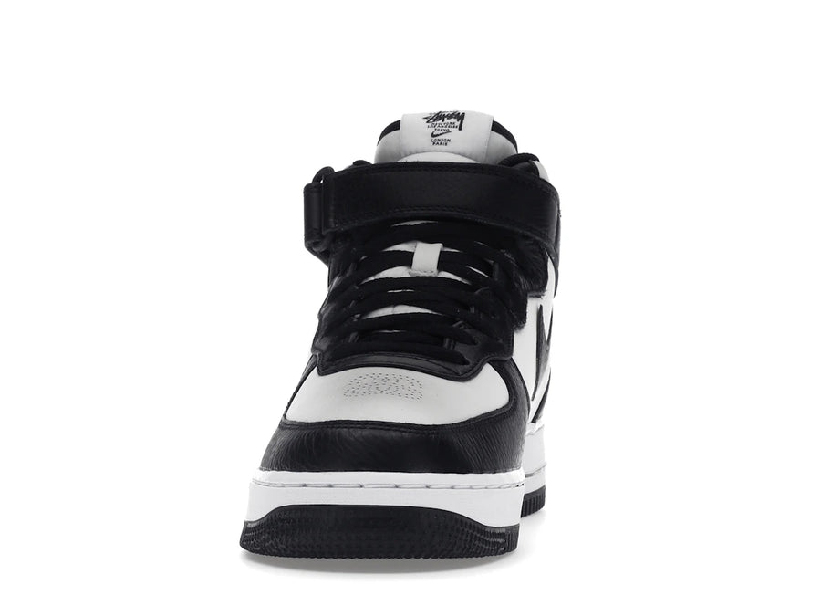 Nike Air Force 1 Mid Stussy Light Bone Black
