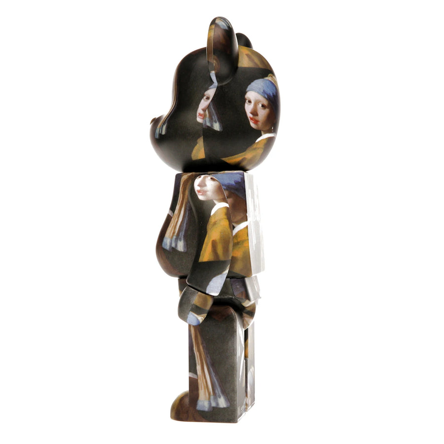 Bearbrick Johannes Vermeer (Girl with a Pearl Earring) 100% & 400% Set