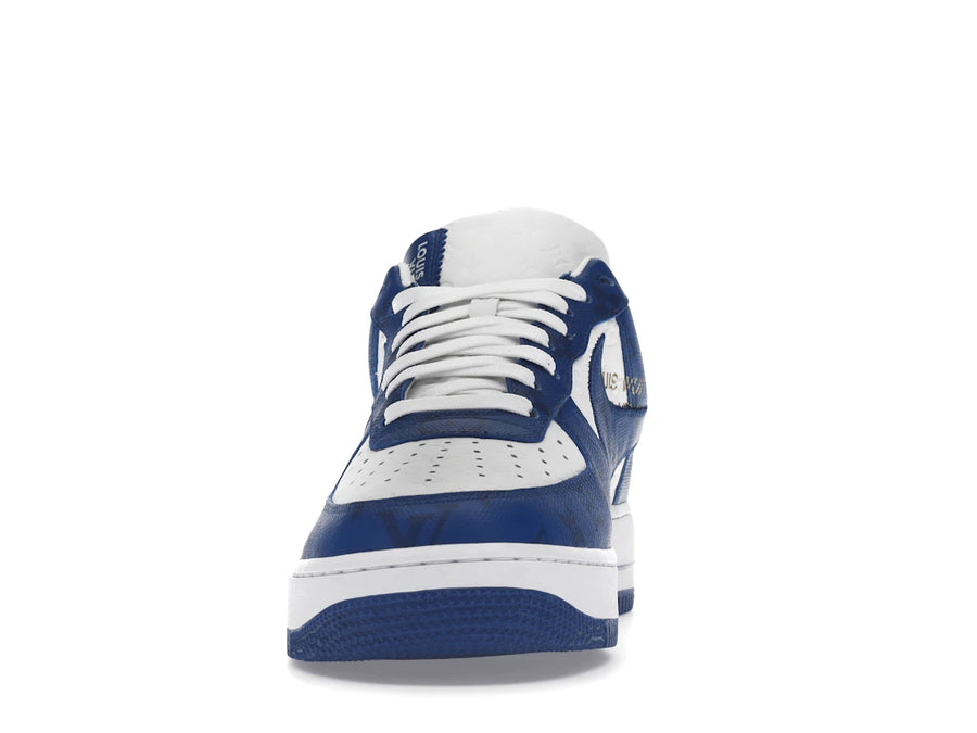 Louis Vuitton Nike Air Force 1 Low par Virgil Abloh Blanc Royal