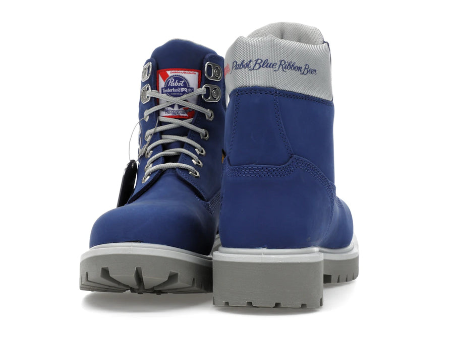 Bottes de travail Timberland PRO 6" à bout souple, en nubuck bleu Pabst Blue Ribbon