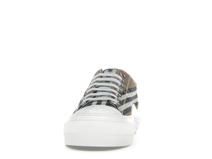 Baskets basses Burberry à motif House Check, marron taupe