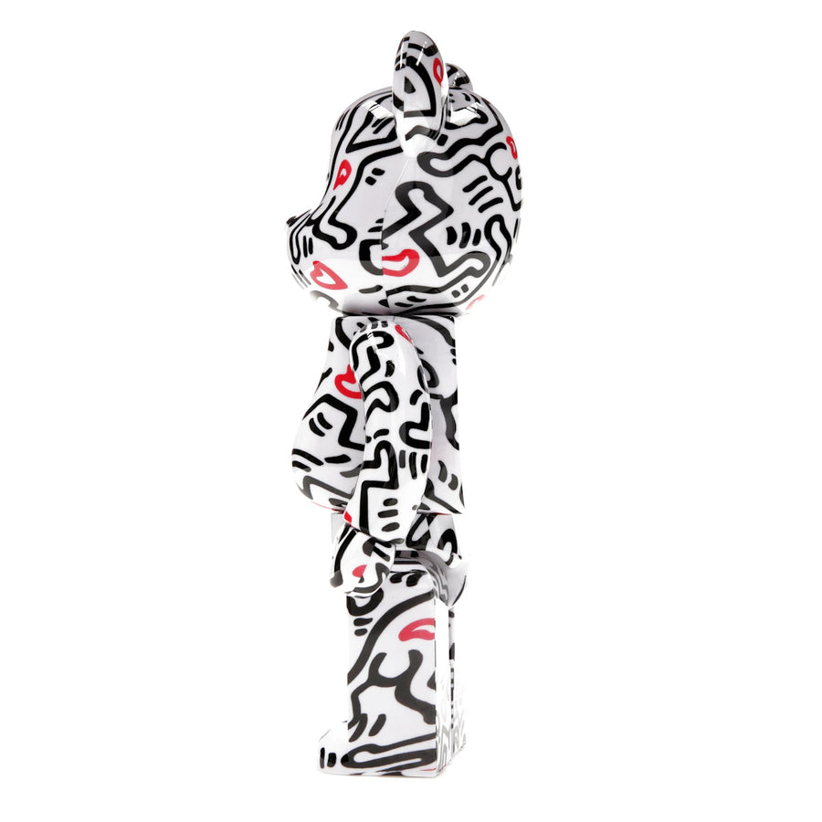 Bearbrick Keith Haring n° 8, coffret 100 % et 400 %