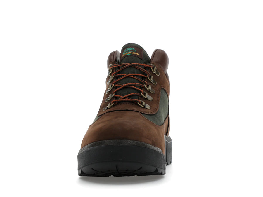 Bottes Timberland Field Boot mi-hautes à lacets imperméables couleur chocolat