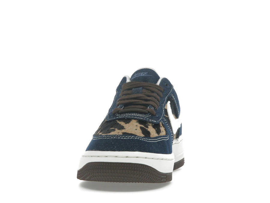 Nike Air Force 1 Low Cheetah Blue Denim (Femme)