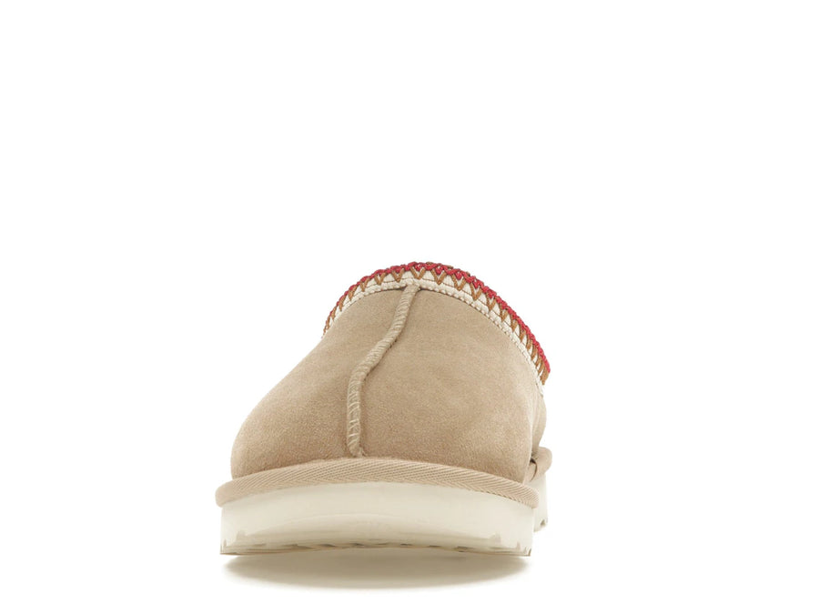 Pantoufles UGG Tasman couleur sable cerise foncé (Femme)