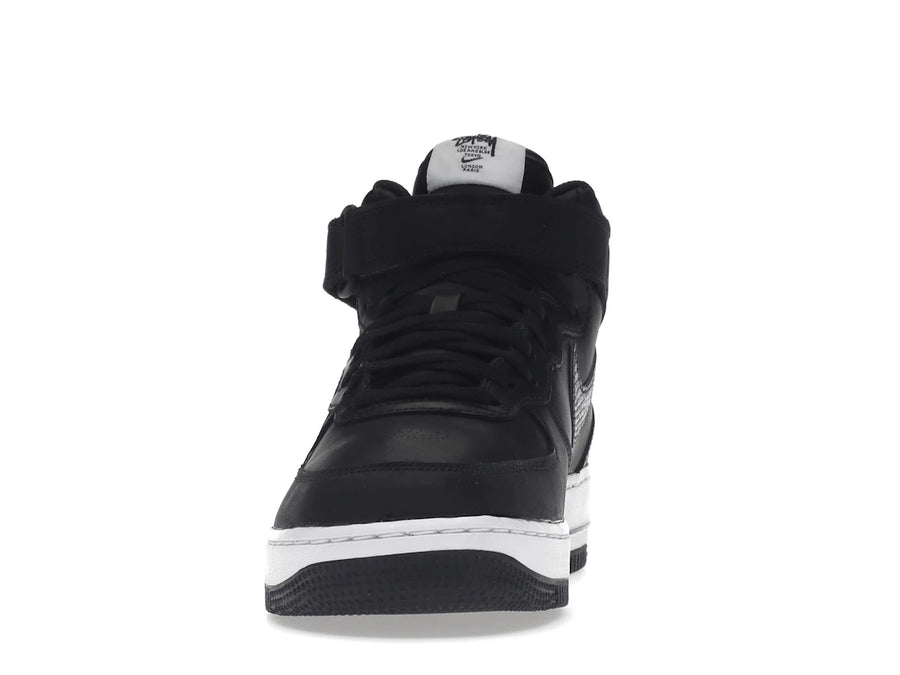 Nike Air Force 1 Mid Stussy Noir Blanc