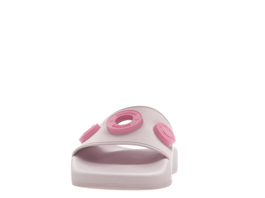 Burberry Logo Graphic Rubber Slide Pale Candy Pink (Women's)