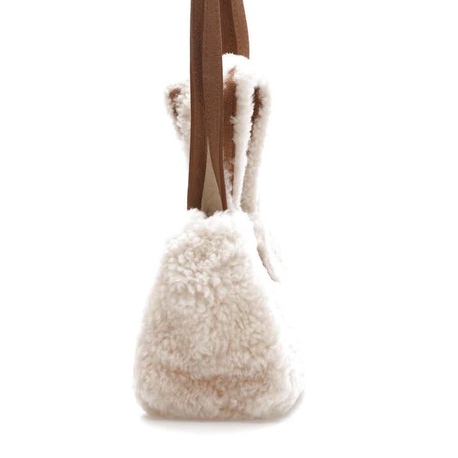 Sac cabas inversé Telfar x UGG, petit modèle, couleur naturelle