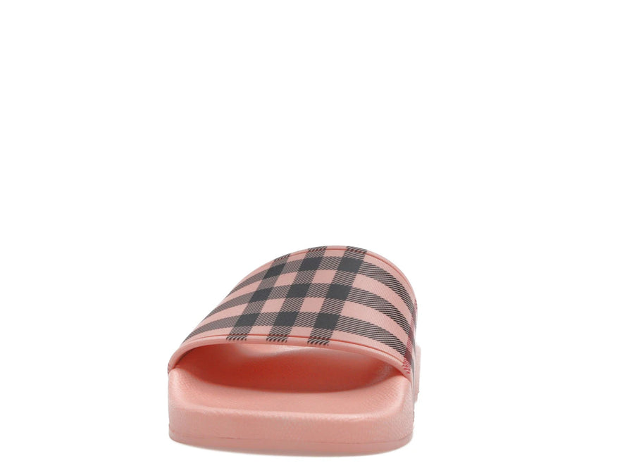 Sandales Burberry Furley à carreaux vintage roses (Femme)