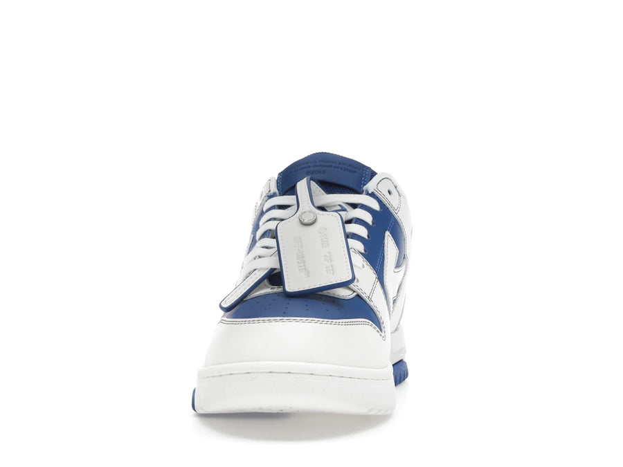 OFF-WHITE Out Of Office OOO Low Tops White Dark Blue