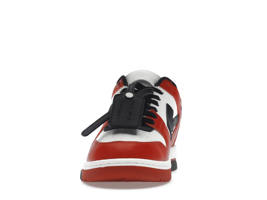 OFF-WHITE Out Of Office OOO Low Tops Black White Red