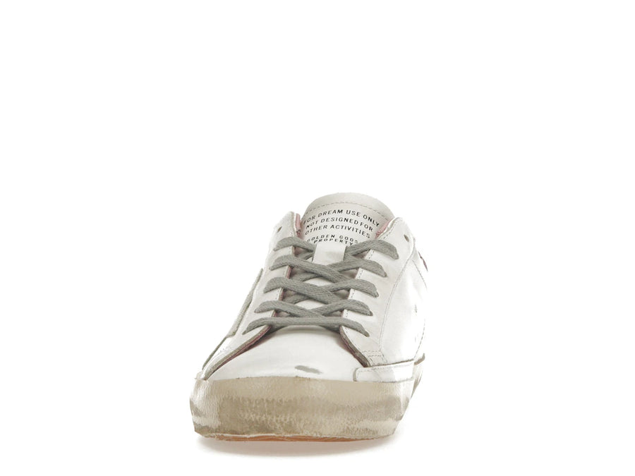 Golden Goose Super-Star Blanc Rose Clair (Femme)