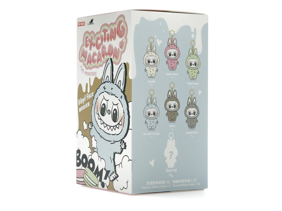 Pop Mart Labubu Les Monstres Pendentif Peluche Vinyle Macaron Excitant Boîte Surprise Unique