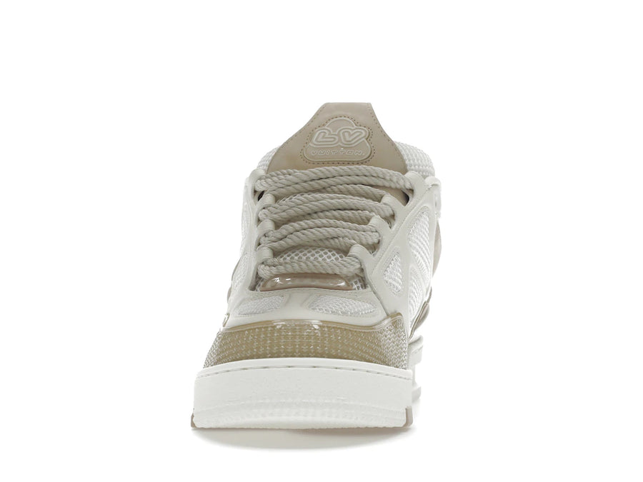 Baskets Louis Vuitton LV Skate Beige et Blanc