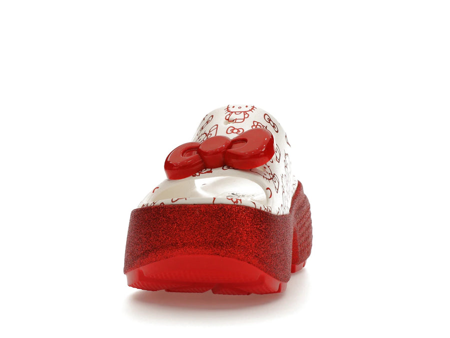 Crocs Stomp Slide Hello Kitty 50th Anniversary Red Glitter
