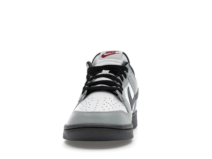 Nike Dunk Low LX Glitter Swoosh Blanc Gris fumé clair (Femme)