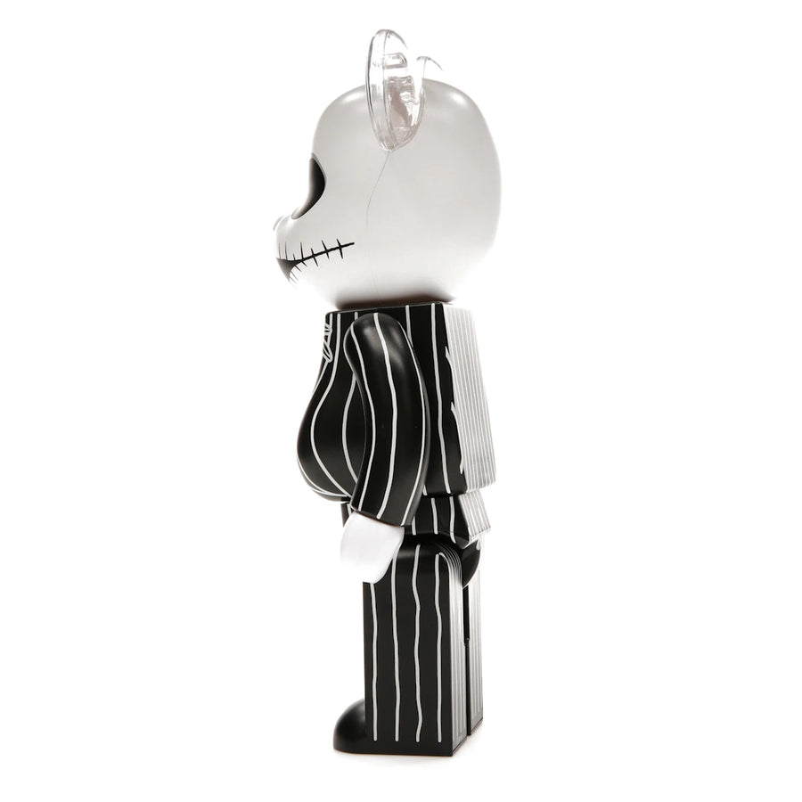 Bearbrick x Disney Tim Burton's The Nightmare Before Christmas Jack Skellington 100% & 400% Set